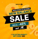 geomix New Balance Sale + 5 € Rabattcode z.B. New Balance Hoodie Small Logo (4 Farben, Gr. S bis XXL) für 32,49 € inkl. Versand statt 58,33 €