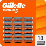 Gillette Fusion 5 Rasierklingen, 18 Ersatzklingen für 32,99€ inkl. Prime-Versand statt 56,52€ 🪒