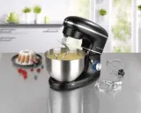 GOURMETmaxx Küchenmaschine 1500 W schwarz