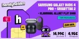 Samsung Galaxy Buds4 Pro + SmartTag2 mit 20 GB Telekom-Netz für effektiv 2,25€/Monat