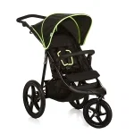 hauck Runner Black / Neon Yellow – Robuster Dreirad Buggy (ab Geburt bis 22 kg, mit Liegefunktion)