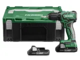 Hikoki (früher Hitachi) 18V-Akku-Bohrschrauber DS18DDWQZ (2x 3Ah-Akku, Ladegerät, Transport-Box, Bürstenlos) – für 155,90€ inkl. Versand statt 186,51€