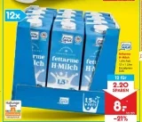 Gutes Land Fettarme H Milch 12 Liter für 8€ (0,67€ pro Liter)