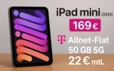 Apple iPad mini (2024) + Telekom Allnet-Flat mit 50 GB 5G für nur 22 € mtl.