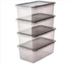 4 keeeper Aufbewahrungsboxen  mit Air Control System, 4-teiliges Set, 4 x 5,6 l für 6,99 € (statt 14,19 €)