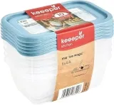 Keeeper Tiefkühldosenset Mia Magic Ice Nordic Blue (5 X 500 Ml Wiederbeschreibbarer Deckel 5Er Pack) Für 3,99 € Inkl. Prime-Versand (Statt 8,95 €)