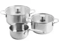 KitchenAid Topfset aus Edelstahl (3-teilig) für 105,90 € inkl. Versand statt 149,99 €