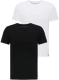 Lee Herren Twin Pack Crew White T-Shirts