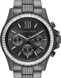 Michael Kors Damenuhr EVEREST (42 mm, Chronographenwerk, Edelstahlarmband)