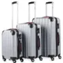 monzana Hartschalenkoffer-Set Baseline Silber für 69,95 € inkl. Versand