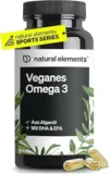 natural elements Veganes Omega 3 aus Algenöl (90 Kapseln) ab 16,37 € inkl. Prime-Versand