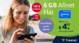 Effektiv 4,57 mtl ⚡️o2 Allnet Flat + VoLTE & WLAN Call mit 6GB LTE für 9,99€ mtl. + 120€ Cashback keine Anschlusskosten
