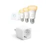 Philips Hue White & Color Ambient E27 inkl. DimmerSwitch + 3er Starter Set + Gratis Smarte Steckdose für 119,95 € inkl. Versand