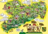 Gratis MOSAIK Sachsenkarte: A3-Poster mit den Abrafaxen für 0 € bestellen (Nur Sachsen)