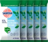 Sagrotan Hygienereinigungstücher (5 x 60 Stück) für 12,76€ inkl. Prime-Versand statt 19,75€ 🧼
