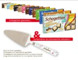 Gratis: 5 Aktionstafeln Schogetten kaufen & 1 Tortenheber gratis erhalten