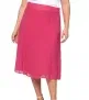 sheego Damen Rock in leicht ausgestellter Form Chiffon-Rock 127158 Rosa (Große Größen Gr. 44 bis 58) für 10,98 € inkl. Versand (statt 39,99 €)