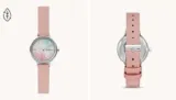 Skagen Uhr Anita 3-Zeiger-Werk Leder in rosa für 51,20 € inkl. Versand statt 90,43 €