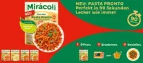 Gratis testen: Miracoli Pasta Pronto vers. Sorten (100% Cashback)