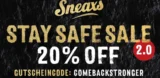 Sneaxs Stay Safe Sale 2.0 – 20 % Rabatt auf alles