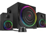 Speedlink Gravity Carbon RGB 2.1 Lautsprecher mit Subwoofer – für 44,00 € inkl. Versand statt 77,35 €