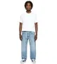 stylische Herren Jeans im Jogger-Stil Denim-Hose Baggy Leg mit Bindeband BR-1200-1700 Hell-Blau (Gr. XS bis XXL) für 21,98 € inkl. Versand (statt 39,99 €)