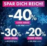 Eis.de Staffelrabatt: Bis zu 40 % sparen durch Gutschein