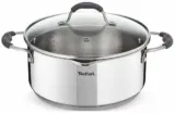 TEFAL Illico Kochtopf + Deckel (24 cm, geeignet für alle Herdarten)