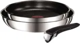 Tefal L94092 Ingenio Preference Pfannen-Set (inklusive Griff, induktionsgeeignet, antihaftversiegelt, Edelstahl, 24 + 28 cm) für 57,99 € statt 68,98 €