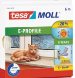 tesamoll E-Profil Gummidichtung (6 m x 9 mm x 4 mm) für 2,89 € inkl. Prime-Versand (statt 8,49 €)