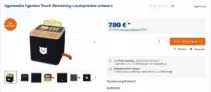 Preisfehler: tigermedia tigerbox Touch Streaming-Lautsprecher schwarz für 13,98 € inkl. Versand statt 73,00 €