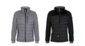 Tom Tailor Herren Hybridjacke (Gr. S – XXL, grau oder schwarz) – für 64,99 € inkl. Versand statt 99,99 €