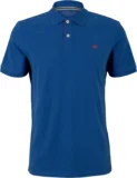TOM TAILOR Herren Basic Piqué Poloshirt (blau)