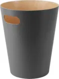 Umbra Woodrow Abfalleimer (7,5 Liter, dunkelgrau)