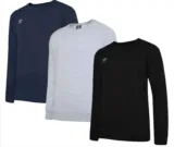 umbro Herren Baumwoll-Sweater Rundhals-Pullover 3er Pack (3 Farben, Gr. S, M + XL) für 29,97 € inkl. Versand