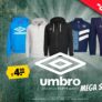 umbro Mega Sale bei SportSpar mit bis zu 86 % Rabatt