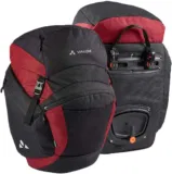 VAUDE OnTour Back Fahrradtasche in schwarz oder schwarz-rot für 65,99 € inkl. Versand statt 99,90 €