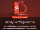 Vodafone GigaMobil M: Unbegrenztes Datenvolumen ab 29,99€