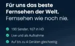 Waipu.tv Perfect Paket 2 Monate kostenlos streamen (167 HD Sendern, 100h Aufnahmespeicher, 4 Streams gleichzeitig)