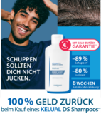 Ducray Kelual DS Shampoo Cashback-Aktion: 10 Wochen testen – bei Unzufriedenheit Geld zurück!