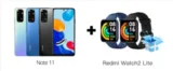 Xiaomi Redmi Note 11, 4 /128Gb + Redmi Watch2 Lite für 189,00 € inkl. Versand